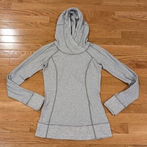 Lululemon Think Fast Hoodie Gray Size 4